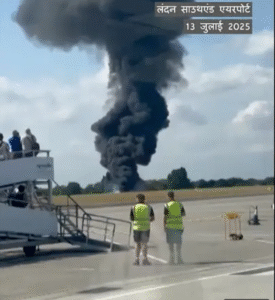 London Plane Crash